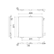 Peugeot 208 Klima Radyatoru 1.2 Vti 2012-2015 Mahle Ac460000s