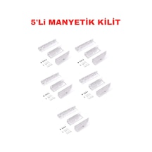Sarkey Sr-500 Zl Aparat 500 Kg Manyetik Kilit Montaj Bağlantı Kiti 5 Adet