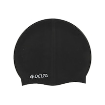 Delta Silikon Bone Deluxe Yüzücü Havuz ve Deniz Bonesi Düz Renk Siyah Çok Renkli