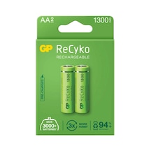 Gp Recyko 1300mah Aa Şarj Edilebilir Kalem Pil 2'li Paket Crchmgo