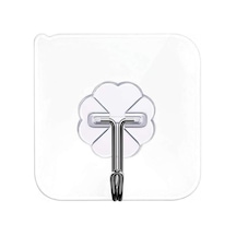 6 Adet Lionzio Şeffaf Yapışkanlı Askı 6 Cmx6 Cm 715702 - 239196037 Diğer