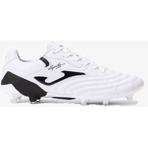 Joma Aguıla Cup 2402 Blanco Negro Fırm Ground Erkek Beyaz Krampon Çim Zemin Acus2402fg