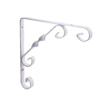 Eym 12 Adet Burgulu 20 X 30 Cm Dekoratif Raf Altı Ayağı Konsol Beyaz Çok Renkli