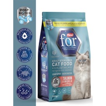 Kısırlaştırılmış Somonlu Postbiyotik Kedi Kuru Maması - 500 Gr
