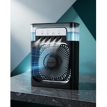 Püskürtmeli Masaüstü Fan 5 Başlıklı 600 Ml Su Hazneli Type-c Bağlantılı