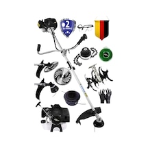 Lieber German LGTC2100 Yan Tipi Çim Biçme Tırpan Makinesi