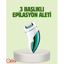 Çok Fonksiyonlu Epilatör 600mah 90 Dakika Kullanım Led Metal Başlık Su Geçirmez