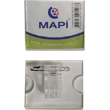 Mapi Şeffaf İsimlik Dikdörtgen K01 45x38 25li Paket