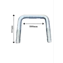 U Kelepçe 100x100 Profil İçin Diskaro,goble