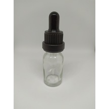 10Ml Cam Şeffaf Şişe İnce Cam Damlalıklı Kırılır Kapak (10 Adet)