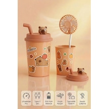 Bardak Model Mini Ayıcıklı Fan Çok Renkli