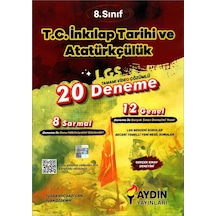 LGS 8. Sınıf T.C. İnkılap Tarihi ve Atatürkçülük 20 Deneme- Aydın Yayınları