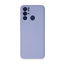 Mey İthalat Tecno Pova Neo Kılıf Nano İçi Kadife Silikon - Lila -