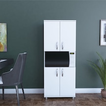 4 Kapaklı 5 Bölmeli 4 Kapılı Çok Amaçlı Dolap Beyaz Mini Fırın Bölmeli Mutfak Dolabı 161x56x32 Nocolor-bf311ed6 4 Kapaklı 5 Bölmeli 4 Kapılı Çok Amaçlı Dolap Beyaz Mini Fırın Bölmeli Mutfak Dolabı 161x56x32 Nocolor-bf311ed6