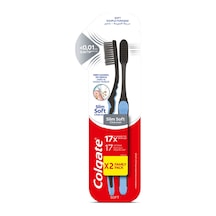 Colgate Mikro İnce Charcoal Yumuşak Diş Fırçası 1+1 - 4 Adet Tarı