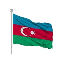 Azerbaycan Bayrağı 30X45Cm.