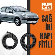 Peugeot 206 Sağ Ön Ve Arka Kapı Fitili-a Kalite-numlas-nm3702