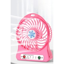 Mini Masa Fanı Şarjlı 3 Kademeli Vantilatör Klima Soğutucu Fan