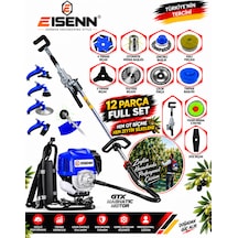 Eısenn Esx-1250 Pro 12 Parça Full Set Sırt Tipi Zeytin Silkeme Hasat Toplama Tırpan Motoru