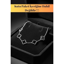 Gece Siyahı Oniks Taşlı Form Detaylı Petal Yaprak Model Erkek Çelik Bileklik Diğer