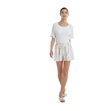 Blackspade Kadın Şort 60405 - Bej