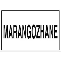 Marangozhane Uyarı Tabelası - 70x100 Foreks - Ksm6