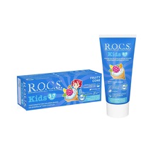 R.o.c.s. Kids 3-7 Yaş Florürsüz Diş Macunu Meyve Külahı Tadında 1 X 45 G