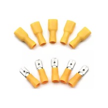 200 Adet Maasco Tam Izoleli Dışı Faston + Erkek 4-6 Mm2 Kablo