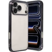 Apple iPhone  Uyumlu - 17 Pro Max Razer Lensli Silikon - Siyah
