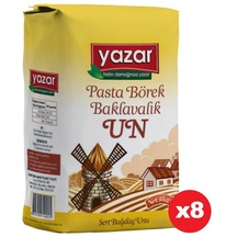 Yazar Baklavalık Böreklik Pastalık Çok Amaçlı Un 2 Kg X 8 Paket