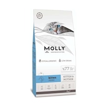 Molly Kitten Düşük Tahıllı Hipoalerjenik Tavuklu Yavru Kedi Kuru Maması 2 KG