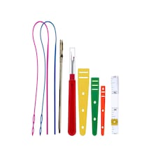 Bel Lastik Takma Kordon İplik Geçirme Aparatı Set