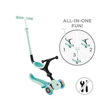 Globber Go Up Active Işıklı Scooter - Koyu Mint