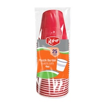 Roll-up Plastik Espresso Bardağı 25'li - 8 Adet Tarı Beyaz