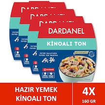 Dardanel Aç Ye Kinoalı Ton Balığı 4 x 160 G