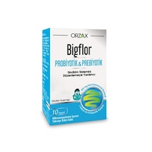 Orzax Bigflor Probiotik & Prebiyotik 10 Kapsül