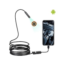 20 Metre Yumuşak Kablo Android Uyumlu 3in1 Endeskop Yılan Kamera 8mm Ledli