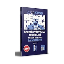 2024 KPSS Eğitim Bilimleri Öğretim Yöntem ve Teknikleri Tamamı Çözümlü 24 Deneme - Can Köni - Benim Hocam Yayınları
