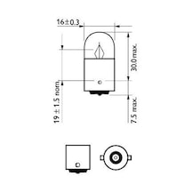 Ampül - Fiat 131, Ducato, Panda, Grande Punto, Punto, Doblo, Tipo, Bravo, Giulietta, Spider, Gtv, 164, 75, 155, 33 - Phılıps-12821cp