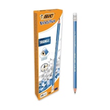 Bic Evolution Triangle Hb-2 Üçgen Silgili Kurşun Kalem 12 Adet Mavi Gövde