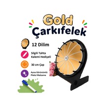 Gold Çarkıfelek Oyunu Ahşap Eğitim Materyali