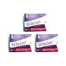Winalite Winion Negatif İyonlu Anyon Kartuşlu Hijyenik Ped Gece 3 x 8'li