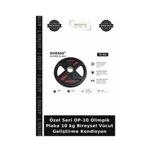 Özel Seri Op-10 Olimpik Plaka 10 Kg Bireysel Vücut Geliştirme Kondisyon