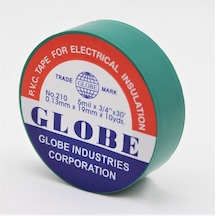 Globe Pvc Elektrik İzolasyon Bant "0.13x19x10yrds" Yeşil