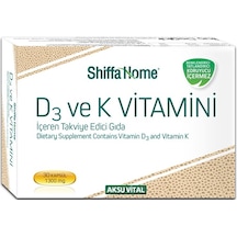 Aksu Vital Shiffa Home D3 ve K Vitamini D 3 Vitamin