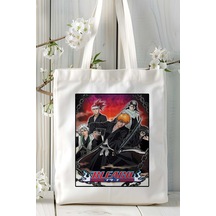 Art Hediye Bleach Baskılı Bez Omuz Çantası Kişiye Özel Model 1 Çok Renkli