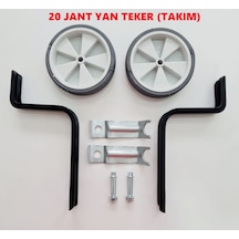 Trend Bisiklet 20 Jant Yan Denge Tekeri Siyah - Beyaz