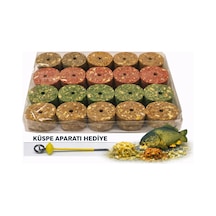 Sazan Balık Avı Delikli Silindir Karışık Küspe 100 Gr 20 Adet