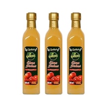 Elma Sirkesi 3x500 Ml - %100 Katkısız Doğal Geleneksel Ev Yapımı