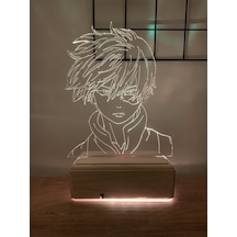 My Hero Academia Shoto Todoroki 16 Renk Gece Lambası